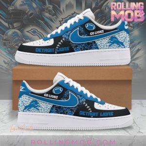 Detroit Lions Go Lions Nike Air Force 1