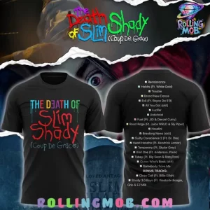 Eminem The Death of Slim Shady (Coup De Grâce) Black T-Shirt