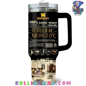 Freddie Mercury King Of Rock & Roll Stanley Tumbler Cup 3