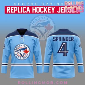 George Springer Toronto Blue Jays Hockey Jersey