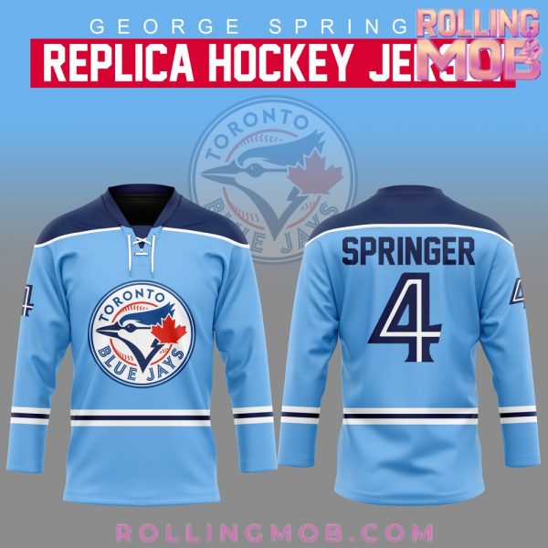 George Springer Toronto Blue Jays Hockey Jersey