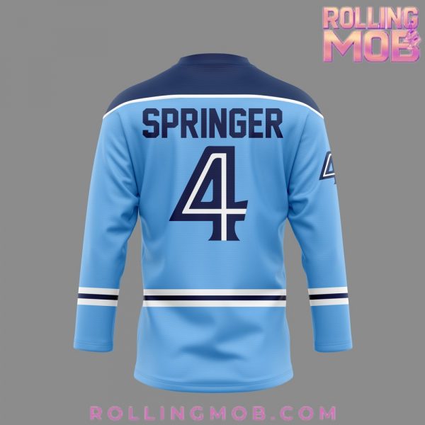 George Springer Toronto Blue Jays Hockey Jersey