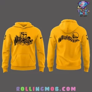 Golden State Warriors NBA Play Off 2025 Gold Hoodie