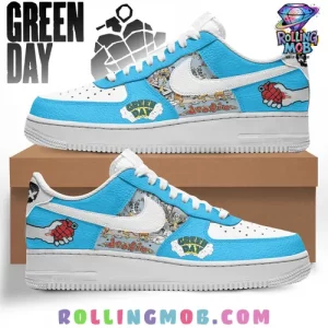 Green Day Dookie Blue Version Nike Air Force 1