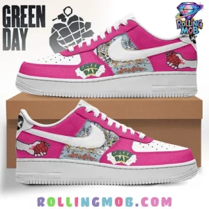 Green Day Dookie Pink Version Nike Air Force 1