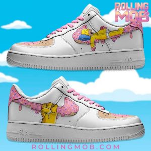 Homer Donuts Swoosh Simpsons Limited Edition Air Force 1