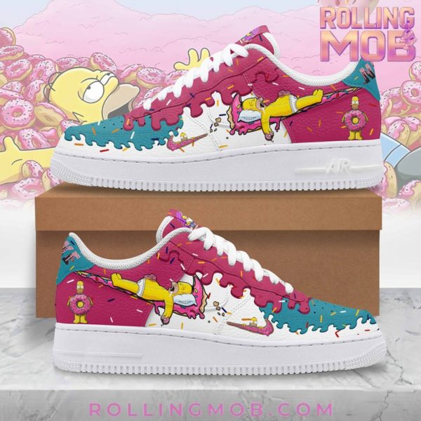 Homer Simpson Donut Dream Limited Edition Air Force 1