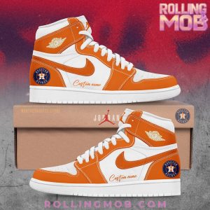 Houston Astros Collab Nike Custom Name Air Force 1