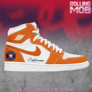 Houston Astros Collab Nike Custom Name Air Force 1