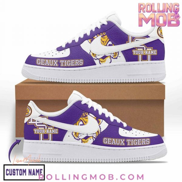 LSU Geaux Tigers Custom Nike Air Force 1