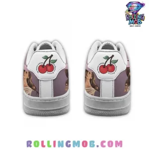 Lana Del Rey Cherry Nike Air Force 1 Shoes 3