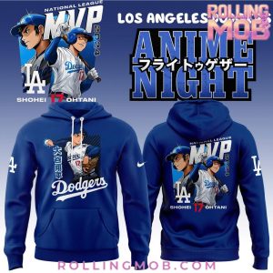 Los Angeles Dodgers Ohtani MVP Anime Night Special Hoodie