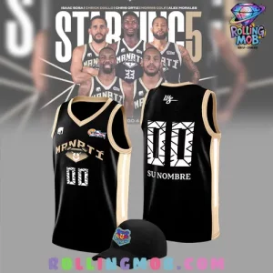 Los Osos de Manatí 2024 Black Basketball Jersey
