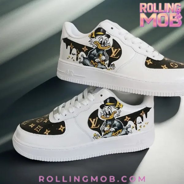 MC Duck x Louis Vuitton Limited Edition Air Force 1