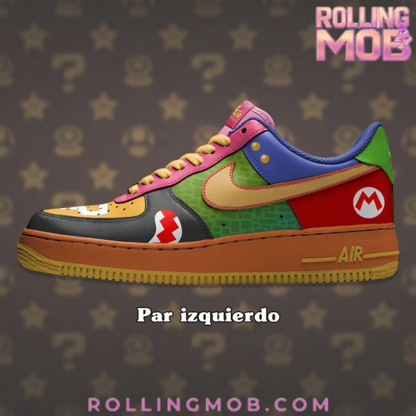 Mario Bros Collage Limited Edition Air Force 1