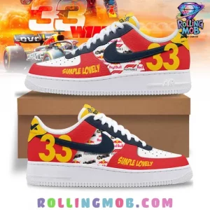 Max Verstappen Simple Lovely Limited Edition Nike Air Force 1