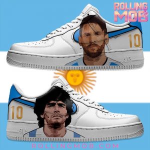 Messi & Maradona Argentina GOAT Air Force 1