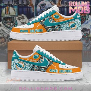 Miami Dolphins Go Dolphins Nike Air Force 1