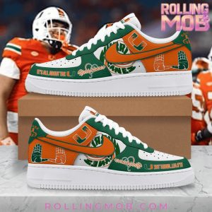 Miami Hurricanes Limited Edition Nike Air Force 1