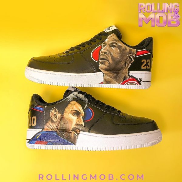 Michael Jordan x Lionel Messi Limited Edition Air Force 1