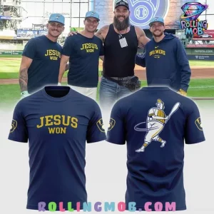 Milwaukee Brewers Baseball Jesus Won 2024 T-Shirt