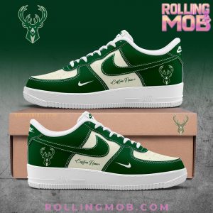 Milwaukee Bucks x Nike Custom Name Air Force 1