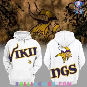 Minnesota Vikings New 2024 White Hoodie