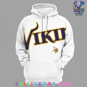 Minnesota Vikings New 2024 White Hoodie
