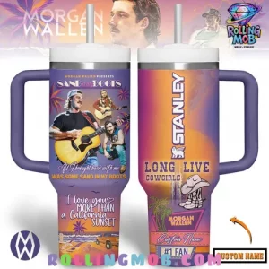 Morgan Wallen Sand In My Boots Limited Stanley Tumbler Cup