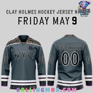 New York Mets Clay Holmes Night 2025 Hockey Jersey