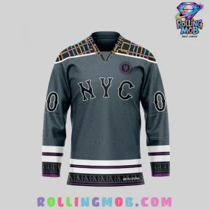 New York Mets Clay Holmes Night 2025 Hockey Jersey