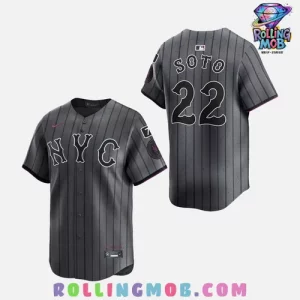 New York Mets Grey City Connect Limited Baseball Jersey
