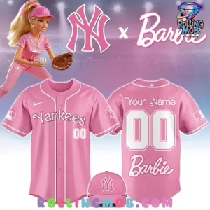 New York Yankees Barbie Game Night 2025 Baseball Jersey