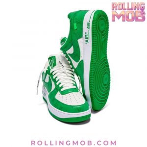 Nike x Louis Vuittion Air Force 1 Green Monogram