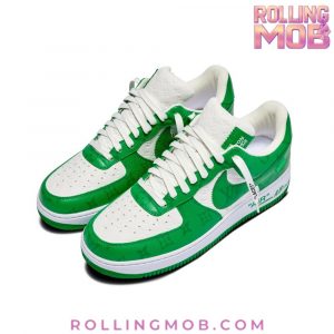Nike x Louis Vuittion Air Force 1 Green Monogram