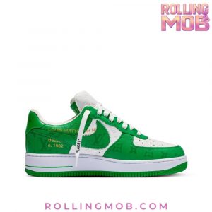 Nike x Louis Vuittion Air Force 1 Green Monogram