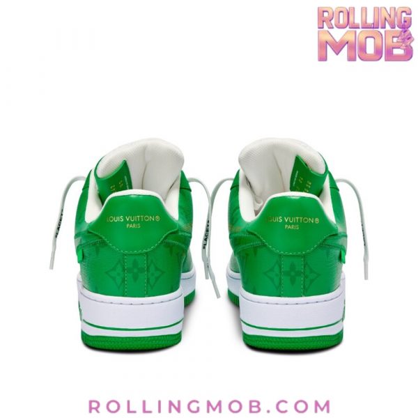 Nike x Louis Vuitton Air Force 1 Green Monogram