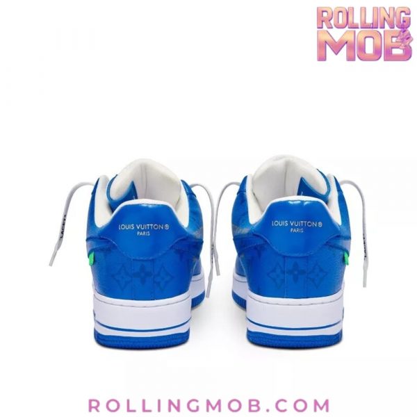 Nike x Louis Vuitton Air Force 1 Blue Monogram
