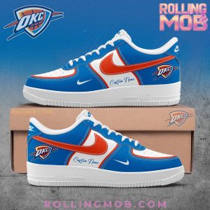 Oklahoma City Thunder X Nike Custom Name Air Force 1