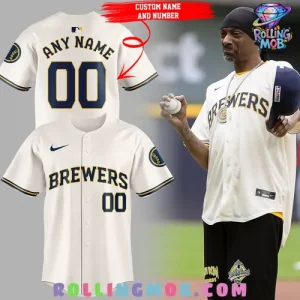 Personalized Milwaukee Brewers Snoop Dogg 20 Baseball Jersey