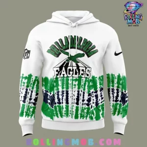 Philadelphia Eagles Tie-Dye Green Hoodie