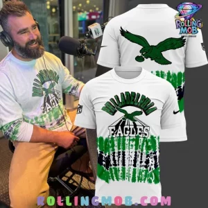 Philadelphia Eagles Tie-Dye Green T-Shirt
