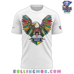 Philadelphia Eagles Wings 2024 White T-Shirt