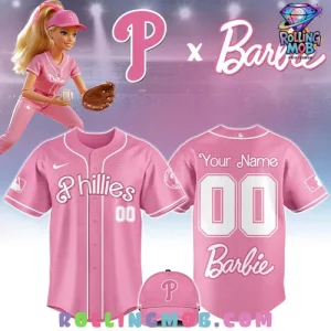 Philadelphia Phillies Barbie Game Night 2025 Baseball Jersey