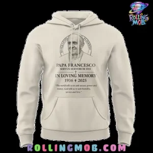 Pope Francis In Loving Memory Special Hoodie