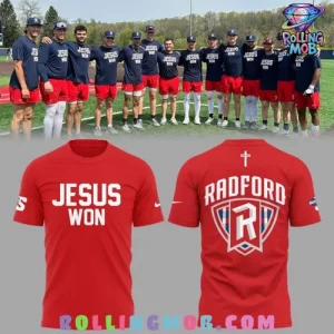 Radford Highlanders Jesus Won Special Red T-Shirt