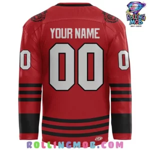 Reading Red Knights Uniform 2025 26 Hockey Jersey 3