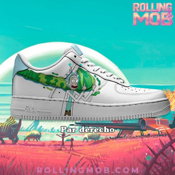 Rick and Morty Swoosh Limited Edition Air Force 1