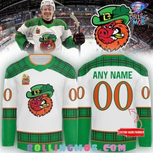 Rockford IceHogs St. Patrick’s Weekend 2025 Hockey Jersey