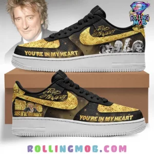 Rod Stewart Golden Singer Nike Air Force 1